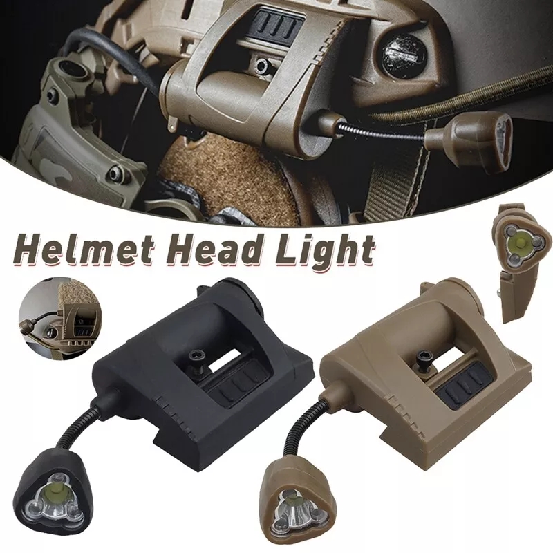Outdoor Hunting Lights - Capacete tático luz 3 modos mpls
