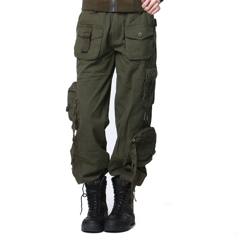 Outdoor Hunting Overalls - Calças de algodão de bolso múltiplo