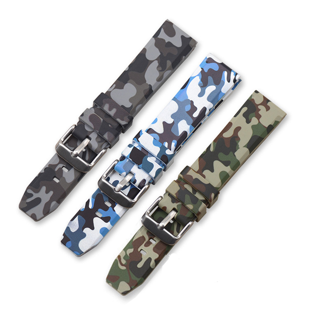 Hunting Outdoor Watch - Camuflagem pulseira de silicone exército verde