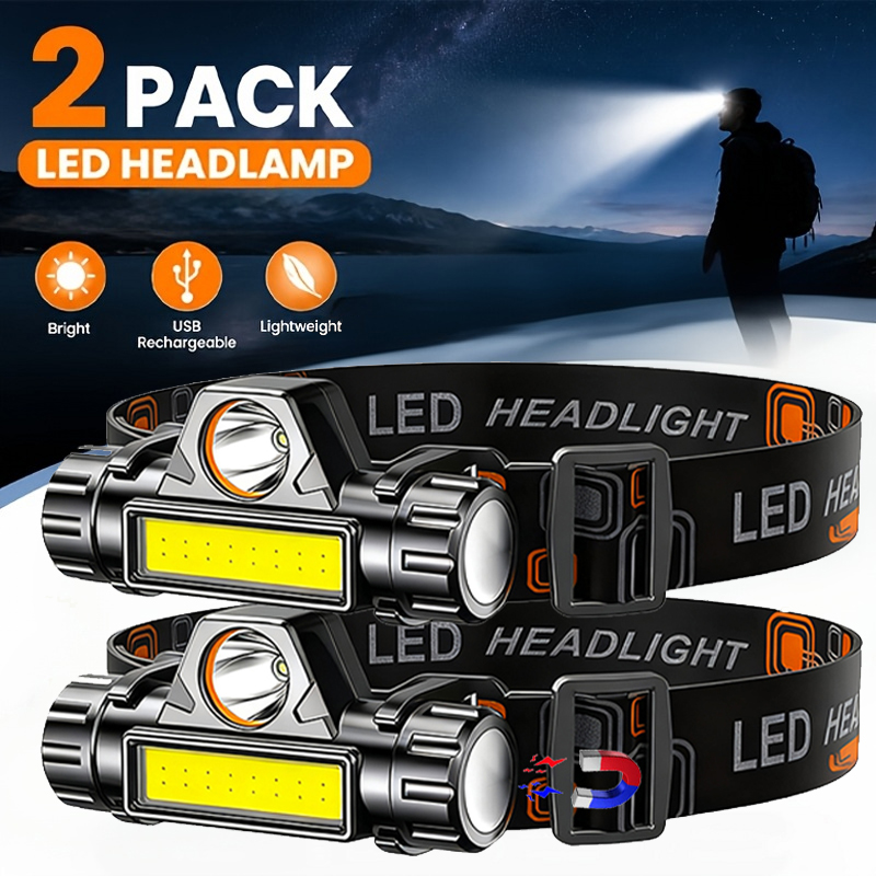 Outdoor Hunting Lights - Lanterna de cabeça LED super brilhante,