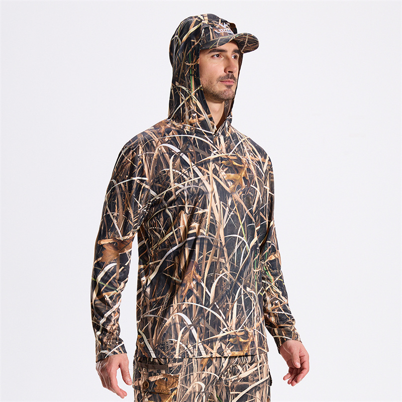 Hunting Outdoor Watch - Camisa de caça masculina, fina, com