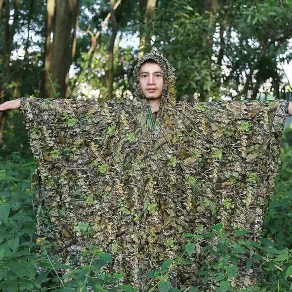 Hunting Outdoor Watch - Capa de Caça Ghillie Camuflada 3D