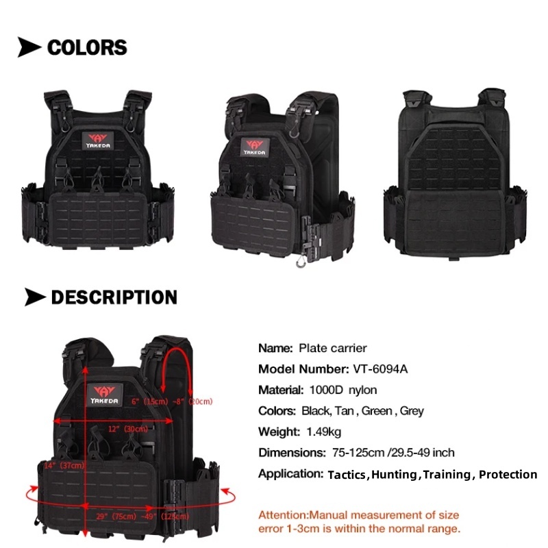 Colete Tático YAKEDA 6094, Des - Outdoor Hunting Lights avaliação e preço