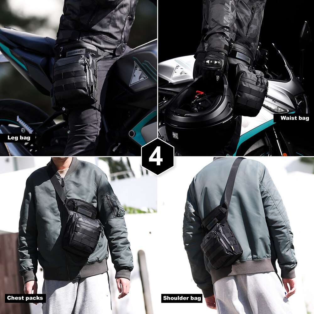 Rhinowalk motocicleta gota per - Tactical Belt Rigger avaliação e preço