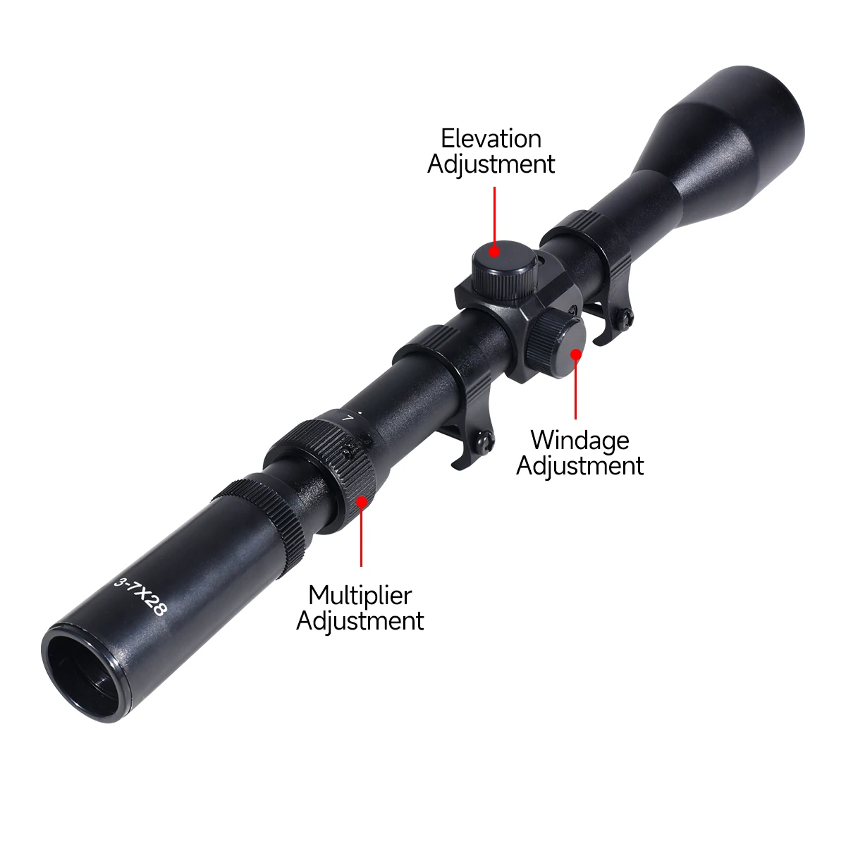Mira Óptica 4x20/4x28/3-7x20/3 - Outdoor Hunting Rifle avaliação e preço