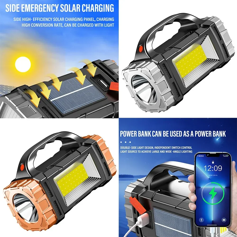 Nova Lanterna LED Solar Recarr - Outdoor Hunting Lights avaliação e preço