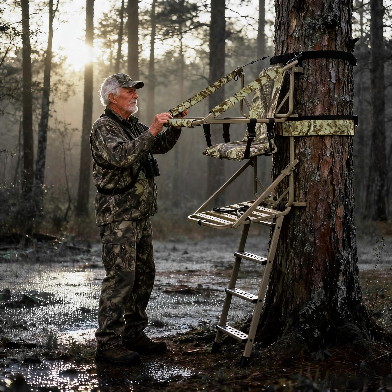 Suporte de árvore substituição - Tree Stand Ladder avaliação e preço