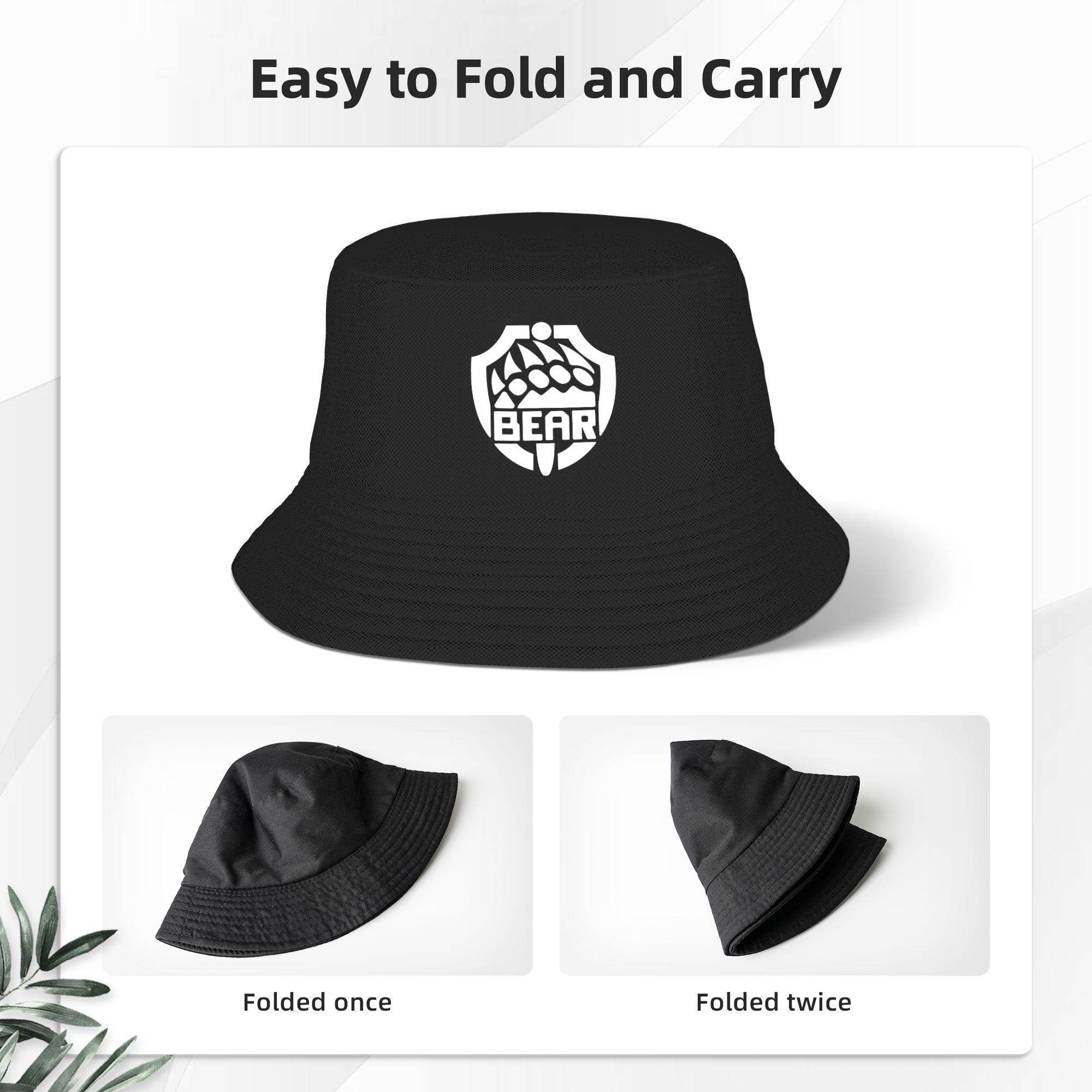 Chapéu Bucket com Logo Bear de - Outdoor Hunting Logo avaliação e preço